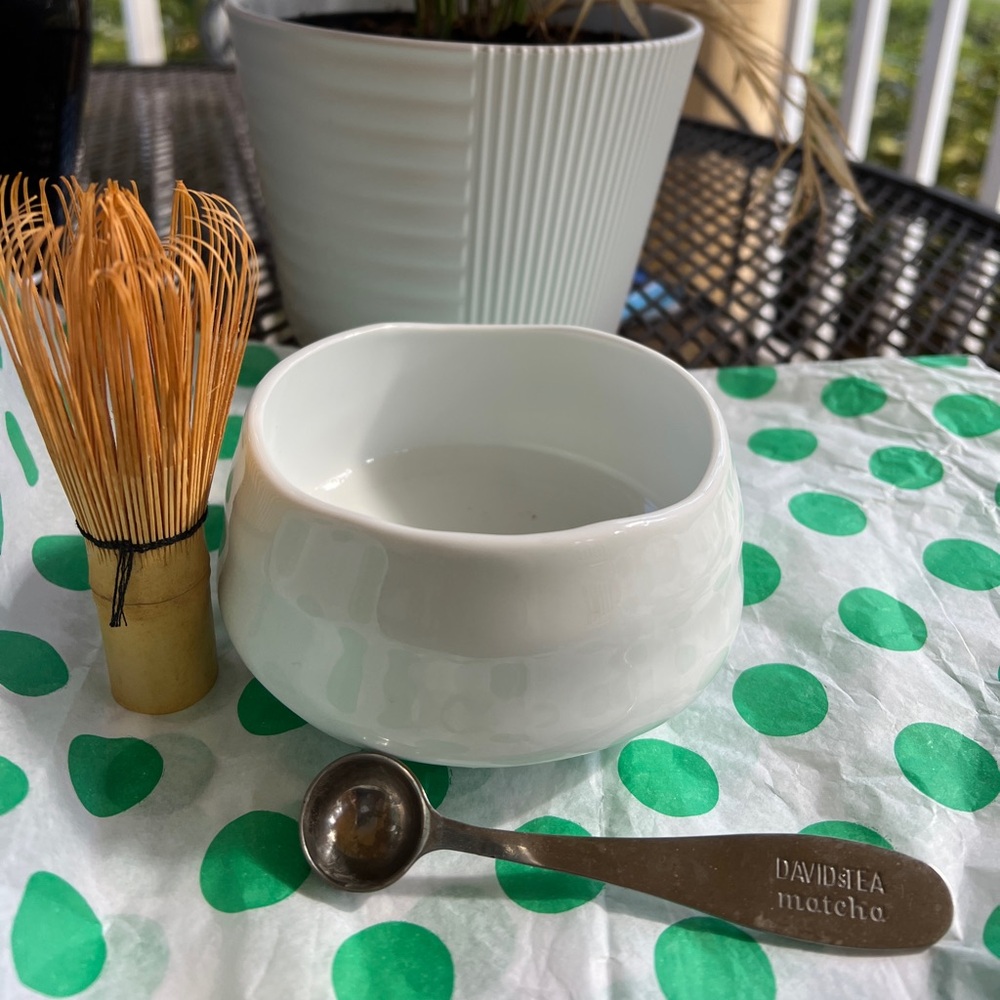David’s Tea Matcha tea set.